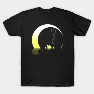 Tent In The Moonlight While Camping T-Shirt